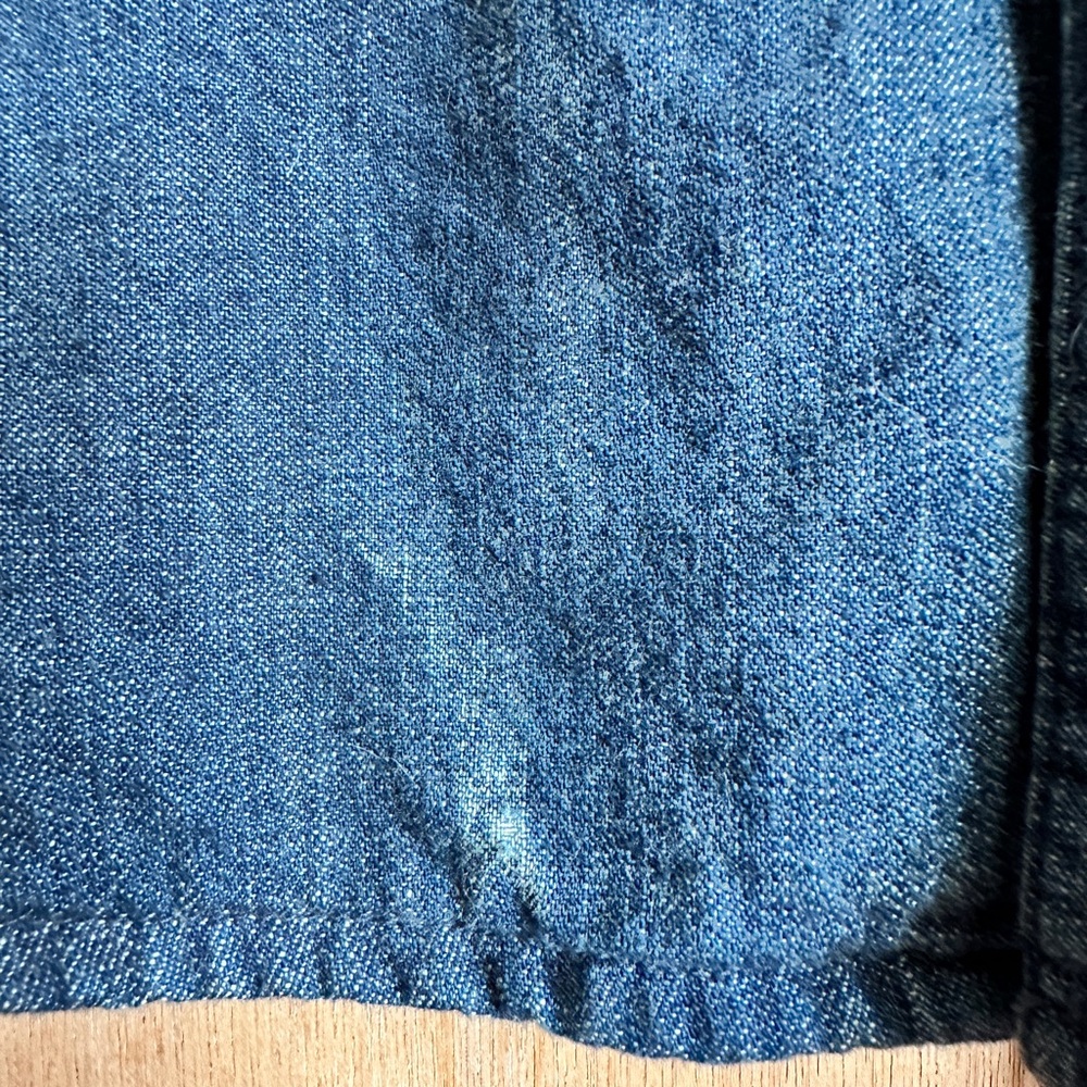 WindRiver Flannel Lined Snap Denim Shirt - Picture 3 of 6